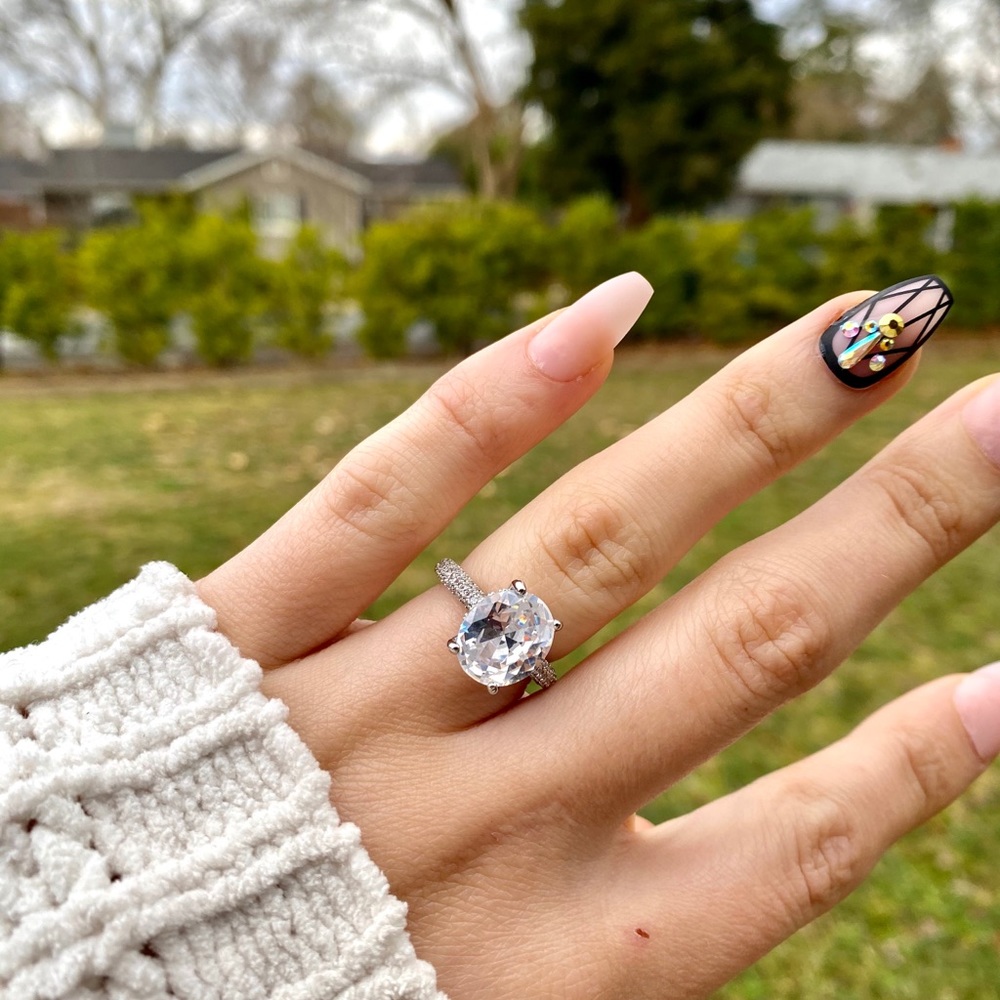 NEW 925 Sterling Silver Sparkling ✨ Ring - Picture 4 of 5